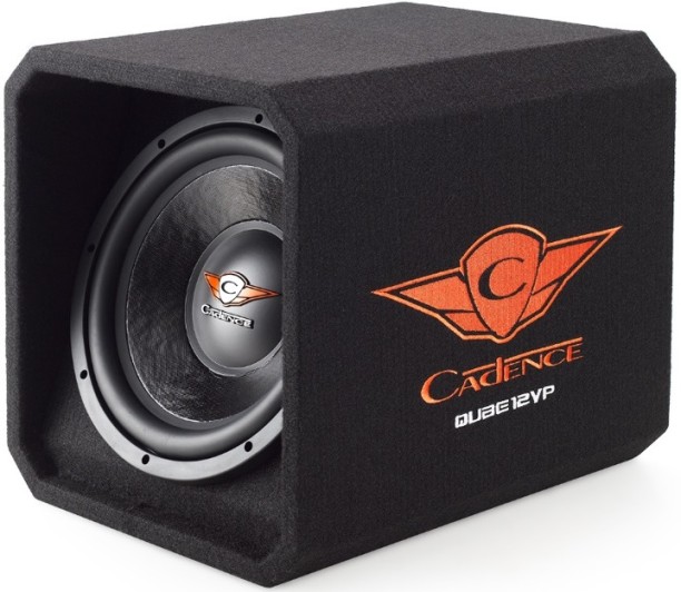 Cadence QUBE12VP Subwoofer Rear Deck Mounted Rectangular Car Speaker