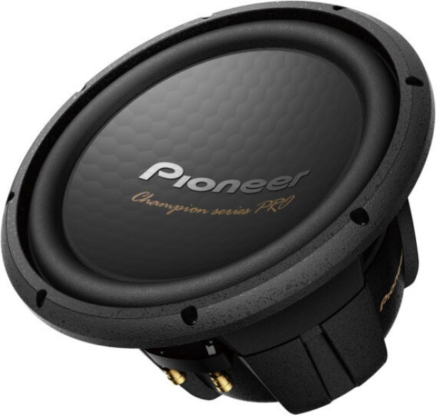 Pioneer TS-W3004D4 Subwoofer Rear Deck Mounted Round Car Speaker