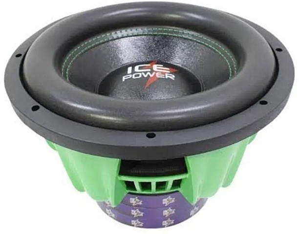 Ice Power IPS-AK47-12D4 32000 Watts 12 inch Subwoofer Rear Deck Mounted Round Car Speaker