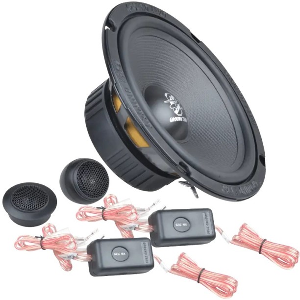 Ground Zero GZIC 16X Component Door Mounted Round Car Speaker