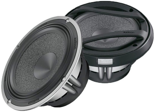 Audison Voce AV 6.5 | 6.5″ 100Watt RMS Coaxial Midrange Set Coaxial Door Mounted Round Car Speaker