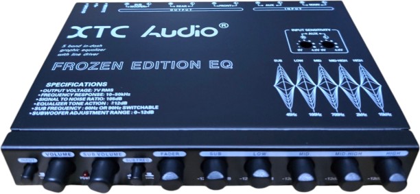 XTC FROZEN EDITION EQ Component Dash Mounted Rectangular Car Speaker