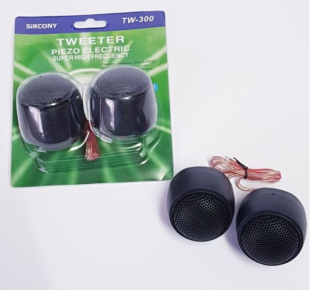 SiRCONY Car Dome Tweeter Speaker Set Tweeter Dash Mounted Round Car Speaker