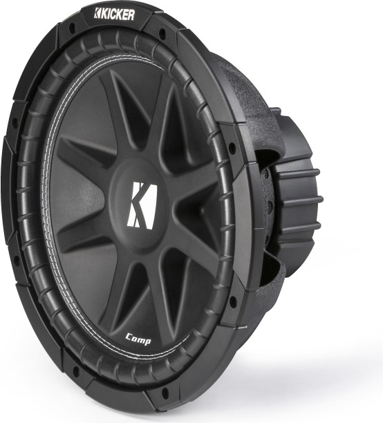 Kicker 43C124 Comp Series 12 inch Subwoofer Rear Deck Mounted Round Car Speaker