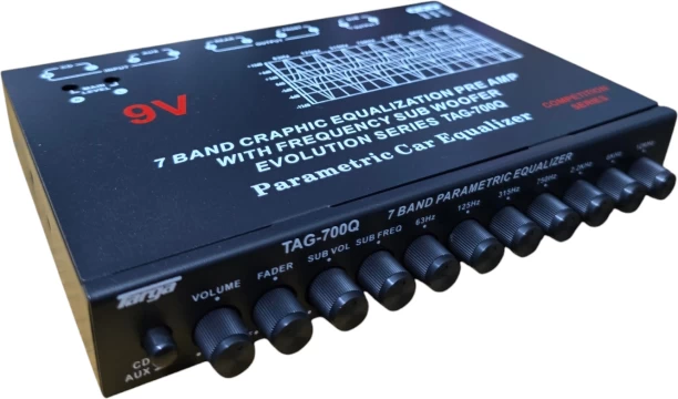 TARGA TAG-700Q Component Dash Mounted Rectangular Car Speaker