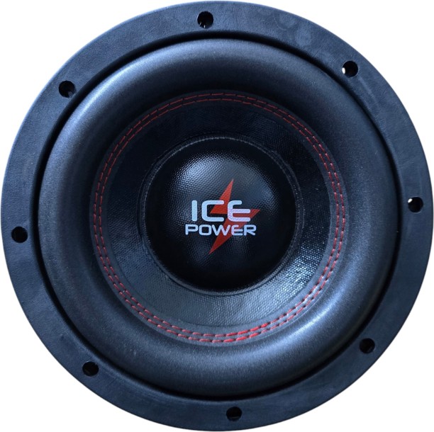 ICE POWER IPS-8D4 Subwoofer Rear Deck Mounted Round Car Speaker