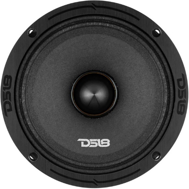 DS18 PROZXI64BM Component Rear Deck Mounted Round Car Speaker