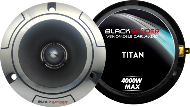 BlackSpider BS Titan Bullet Tweeter Tweeter Tray Panel Round Car Speaker