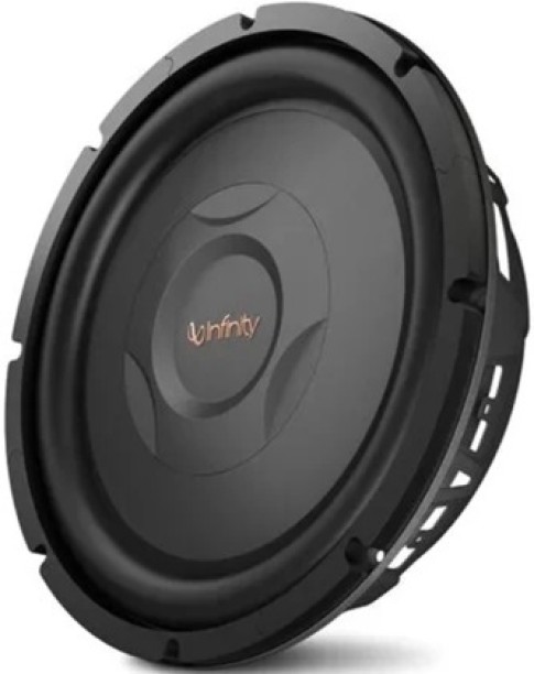 Infinity EF1200S Shallow Mount Subwoofer Rear Deck Mounted Round Car Speaker