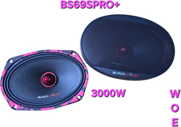 BLACKSPIDER BS69SPRO+ Coaxial Rear Deck Mounted Oval Car Speaker