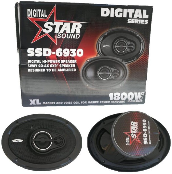 Starsound standered sound rare speaker Coaxial Rear Deck Mounted Oval Car Speaker