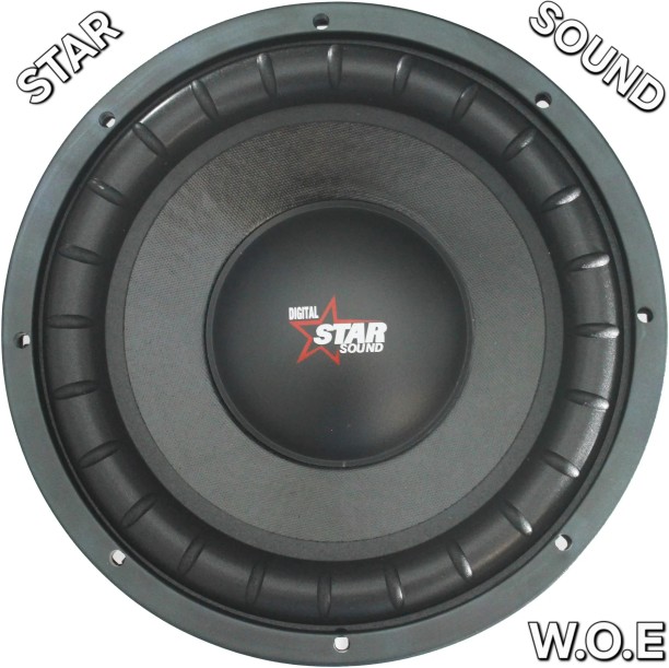 STAR SOUND SSW-F12-3150 Subwoofer Rear Deck Mounted Round Car Speaker