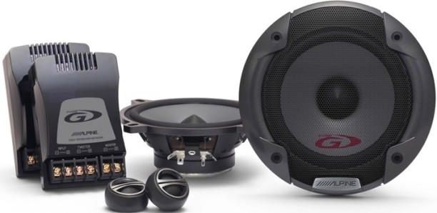 Alpine SPG-13CS Component Door Mounted Round Car Speaker