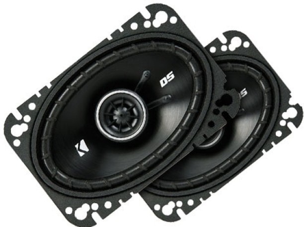 Kicker 43DSC4604 Coaxial Door Mounted Rectangular Car Speaker