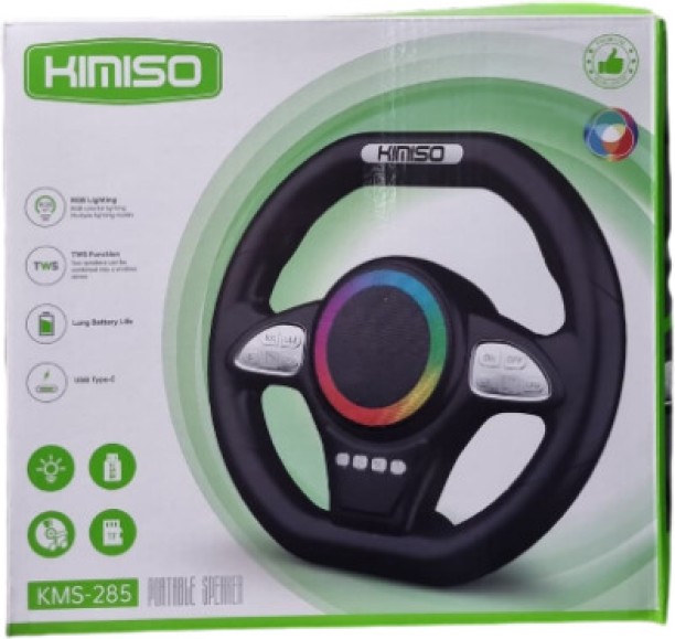 kimiso Steering Wheel Speaker Component Pillar Mounted Round Car Speaker