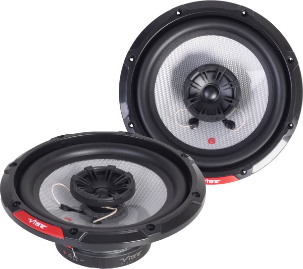 Vibe Pulse Series | 6.5″ 60Watt 2-Way Coaxial Speakers Coaxial Door Mounted Round Car Speaker