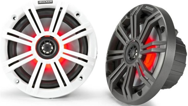 Kicker 45KM654L Coaxial Door Mounted Round Car Speaker