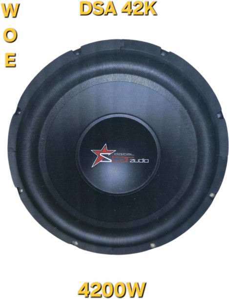 STAR AUDIO DSA 42KDVC Subwoofer Rear Deck Mounted Round Car Speaker