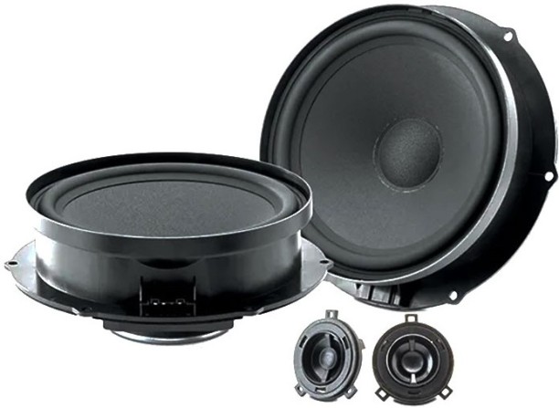 Focal KIT IS180VW Component Rear Deck Mounted Round Car Speaker