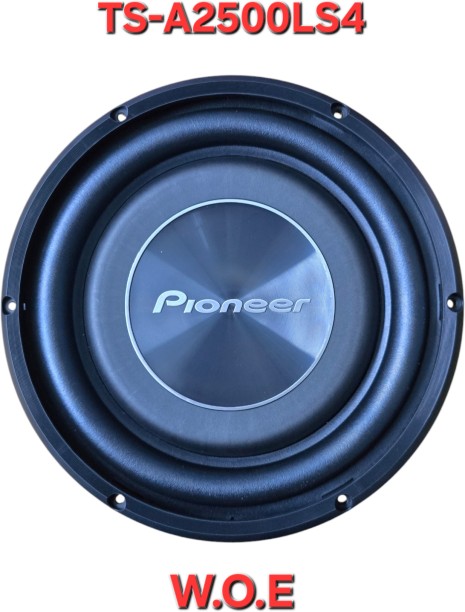 PIONEER TS-A2500LS4 Subwoofer Rear Deck Mounted Round Car Speaker