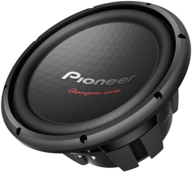 Pioneer TS-W312D4 Subwoofer Rear Deck Mounted Round Car Speaker