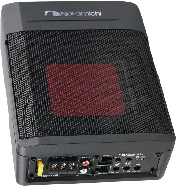 Nakamichi NBF-17.0A 650 Watts 6.5inch Active Subwoofer Subwoofer Rear Deck Mounted Rectangular Car Speaker