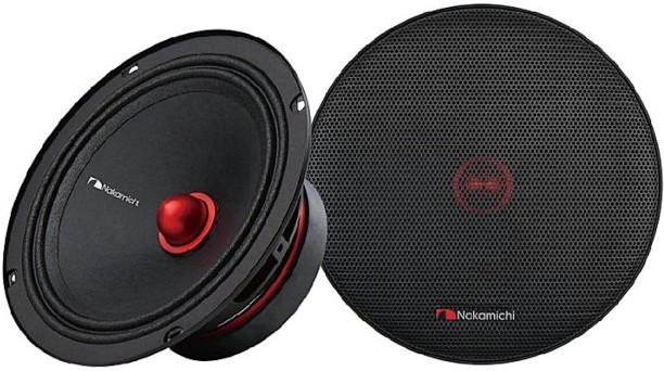 Nakamichi NSM-6528 Bullet Midranges 350 watts 6.5 Inch Component Door Mounted Round Car Speaker