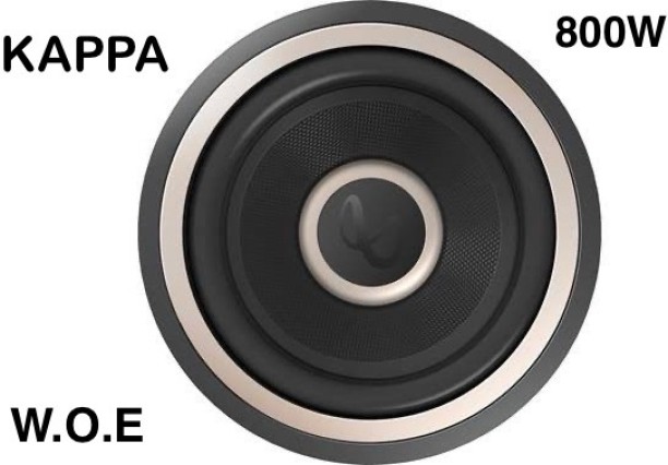 INFINITY KAPPA 800W Subwoofer Rear Deck Mounted Round Car Speaker