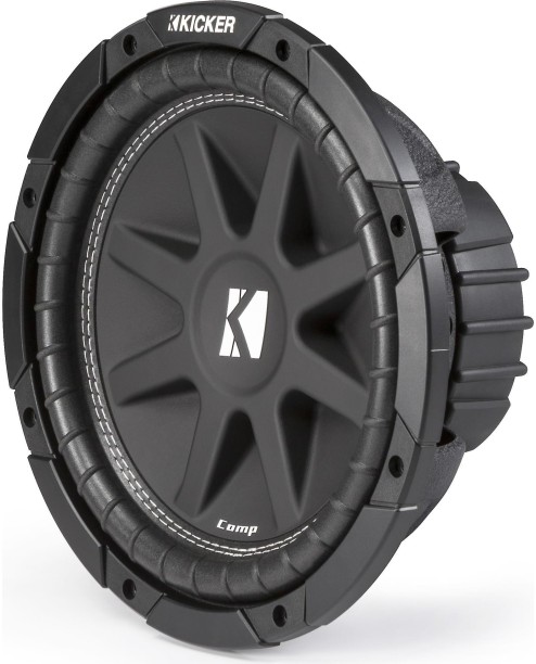 Kicker 43C104 Comp Series 300 Watts 10 inch Subwoofer Rear Deck Mounted Round Car Speaker
