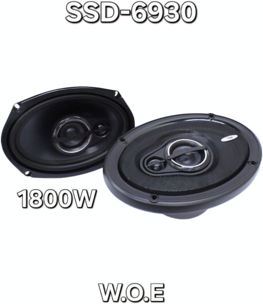 STAR SOUND SSD-6930 Coaxial Rear Deck Mounted Oval Car Speaker