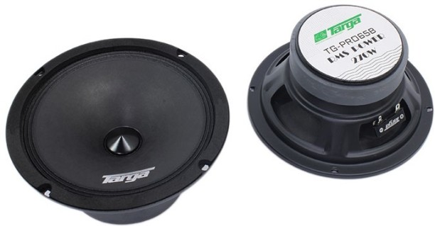 Targa TG-PRO65B Pro Series Coaxial Door Mounted Round Car Speaker