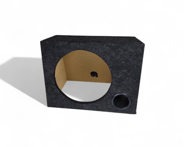 Generic 12" Single Ported Subwoofer Box Component Rear Deck Mounted Rectangular Car Speaker
