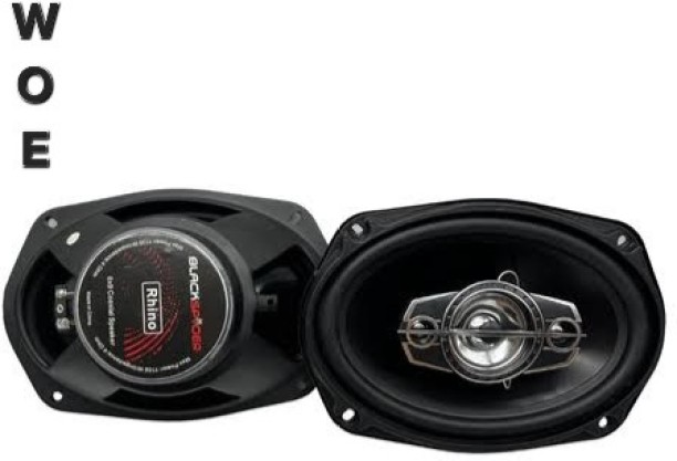 BLACK SPIDER RHINO Coaxial Rear Deck Mounted Oval Car Speaker