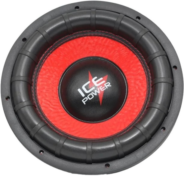 Ice Power IP-128D4 Tornado 12 Inch DVC 14000 Watts Subwoofer Rear Deck Mounted Round Car Speaker