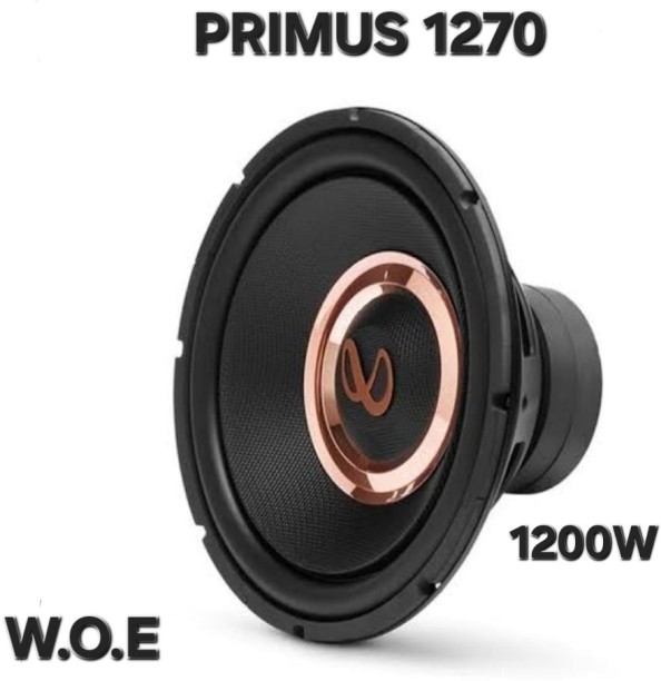 INFINITY PRIMUS 1270 Subwoofer Rear Deck Mounted Round Car Speaker