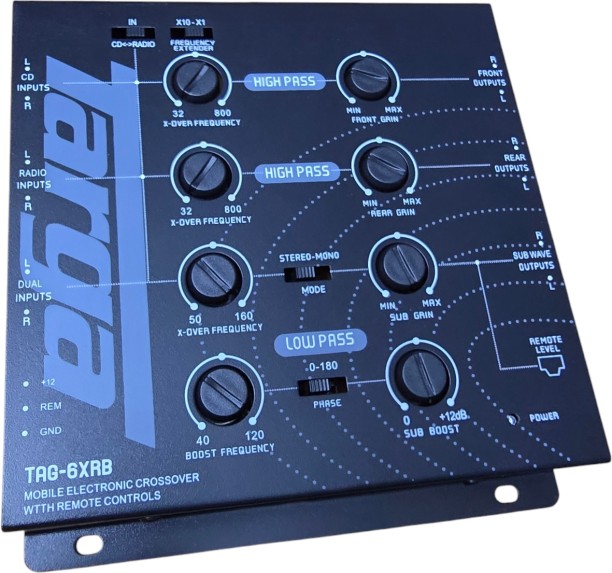 TARGA TAG-6XRB Component Kick Panel Rectangular Car Speaker