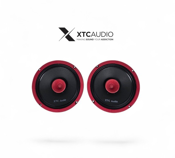 XTC Red Rascal 6.5" Full Range Speaker Coaxial Door Mounted Round Car Speaker
