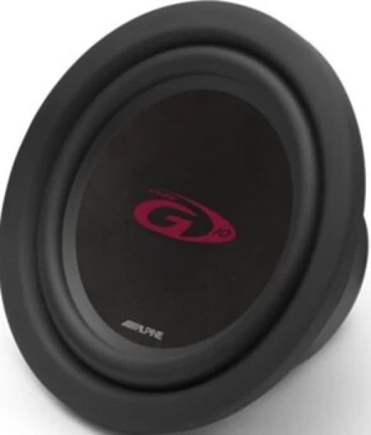 Alpine SWG-1044 Subwoofer Rear Deck Mounted Round Car Speaker