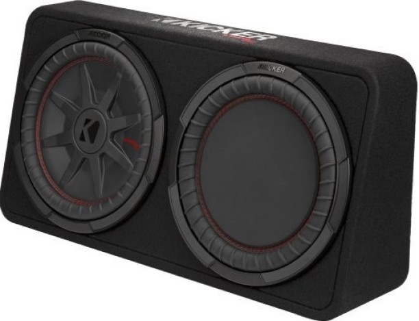 Kicker 48TCWRT122 Subwoofer Rear Deck Mounted Rectangular Car Speaker