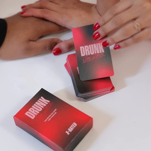 drunk in love Couples card game when drunk Plastic General Knowledge Card Game