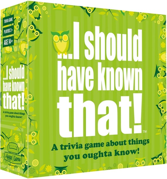 Generic I SHOULD HAVE KNOWN THAT CARDS Cardboard General Knowledge Card Game