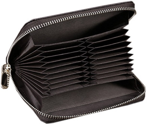 ALANES Leather RFID Blocking Credit Card Wallet Card Holder