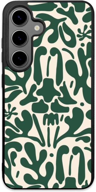 Caitscases (SAMS24)-TPU Fashion Covers (Green Twist) Back Cover for Samsung Galaxy S24 5G