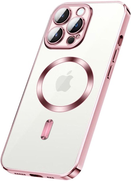 Premium Quality MagSafe Compatible case for iPhone 15 pro max-pink IPHONE 15 PRO MAX PROTECTIVE MAGNETIC CASE PINK Back Cover for IPHONE 15 PRO MAX