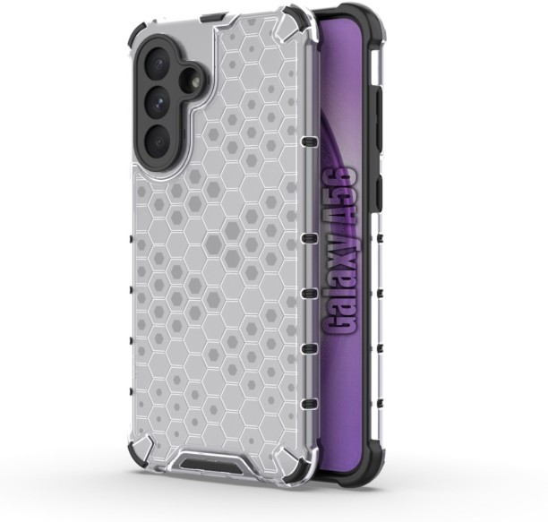 CellTime Honeycomb Case for Galaxy A56 Shockproof - Clear Protective Case for Samsung Galaxy A56