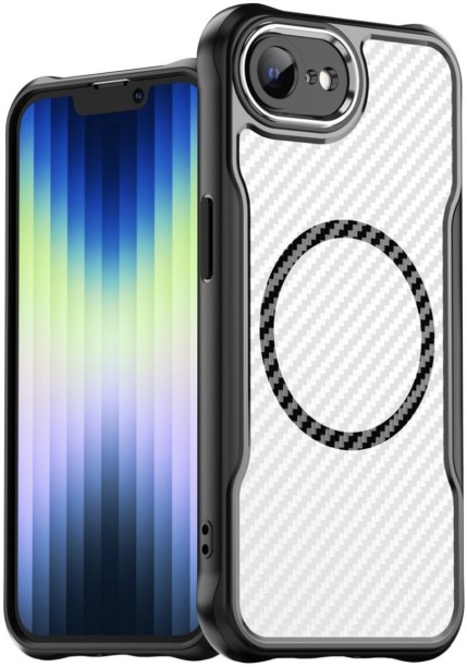 CellTime CarboArmor MagSafe Case For iPhone SE 4 Shockproof - Black Protective Case for iPhone SE 4