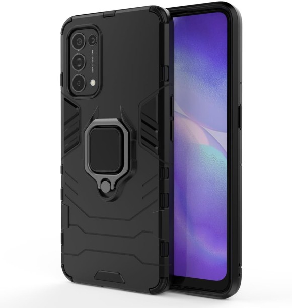 Gadget Mafia Panther Shockproof Ringstand Cover BK141 Protective Case for Oppo Reno5 5G