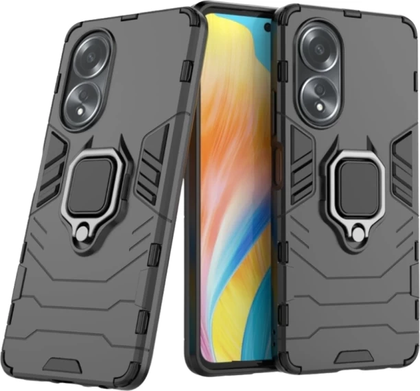 Gadget Mafia Panther Shockproof Ringstand Cover BK66 Protective Case for iPhone 15