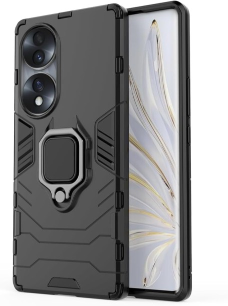 Gadget Mafia Panther Shockproof Ringstand Cover BK70 Protective Case for Honor 90 5G