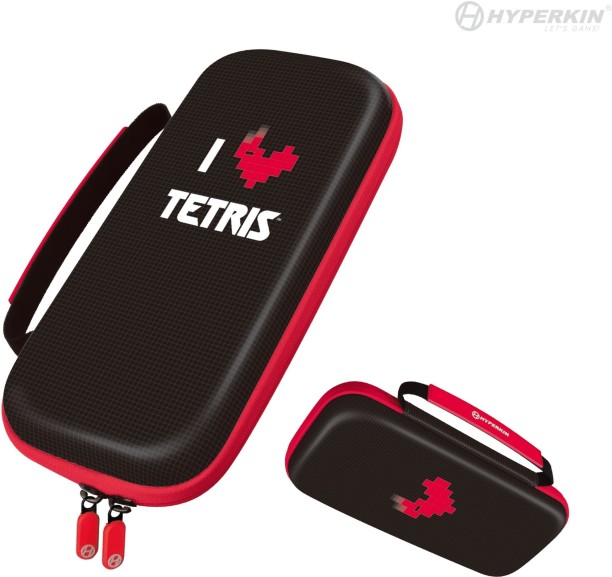 Hyperkin Official Tetris Heart Drop Protective Case for Nintendo Switch, Nintendo Switch Lite, Nintendo Switch OLED